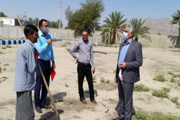 بازدید مهندس عارفی، معاون محترم فنی و شبکه ایستگاهها از اداره تحقیقات هواشناسی کشاورزی حاجی آباد 