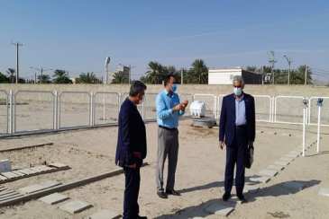 بازدید معاون فنی و شبکه ایستگاههای هواشناسی استان هرمزگان از اداره تحقیقات هواشناسی کشاورزی شهرستان حاجی آباد 
