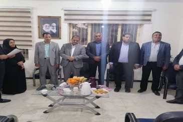 دیدار مدیر کل هواشناسی استان هرمزگان با فرماندار شهرستان حاجی آباد 