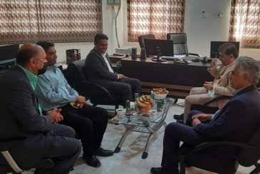 دیدار و گفتگوی مدیر کل هواشناسی استان هرمزگان با فرماندار شهرستان ابوموسی 