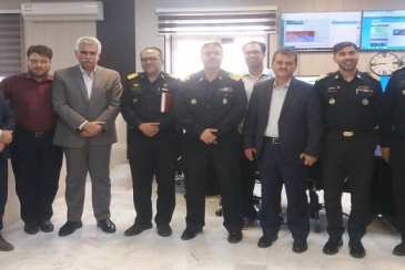 حضور و بازدید جمعی از فرماندهان و مدیران منطقه ی یکم و قرارگاه مقدم نیروی دریایی راهبردی ارتش جمهوری اسلامی از بخش های مختلف اداره کل هواشناسی استان هرمزگان 