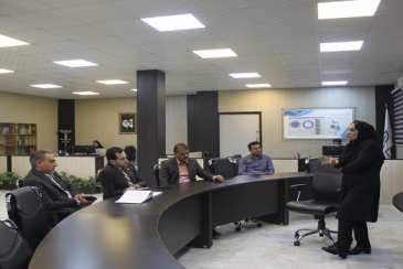 حضور مدیرکل راه آهن و مدیر شرکت شهرک های صنعتی استان در اداره کل هواشناسی استان هرمزگان 